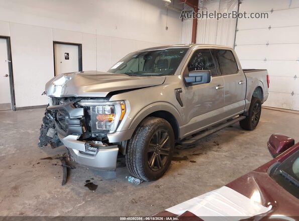 1FTEW1EP3MFA48398 2021 FORD F150 Серебряный Передняя левая четверть