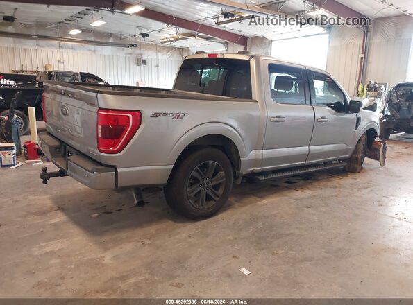 1FTEW1EP3MFA48398 2021 FORD F150 Серебряный Задняя правая четверть
