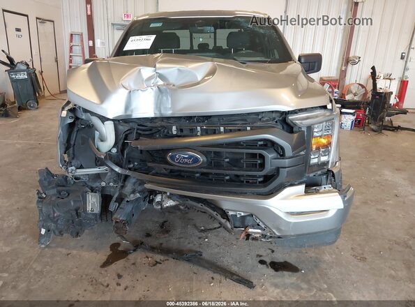 1FTEW1EP3MFA48398 2021 FORD F150 Серебряный Вид спереди