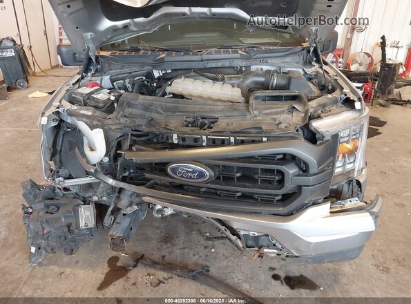 1FTEW1EP3MFA48398 2021 FORD F150 Серебряный Вид сзади