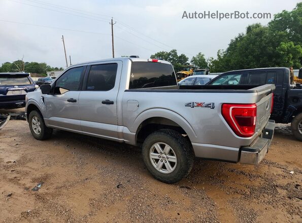 1FTEW1EP3MKE76513 2021 FORD F150 Silver Trasero izquierdo