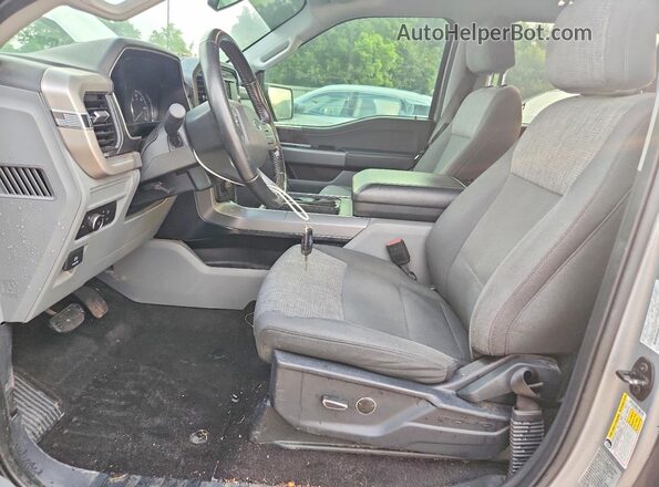 1FTEW1EP3MKE76513 2021 FORD F150 Silver Vista interior delantera