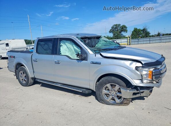 1FTEW1EP4JFA70115 2018 FORD F150 Серебряный Передняя правая четверть