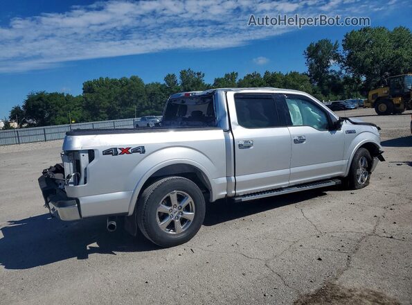 1FTEW1EP4JFA70115 2018 FORD F150 Серебряный Задняя правая четверть