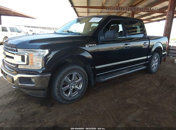 1FTEW1EP4JFB06739 2018 FORD F150 Black Przód lewy