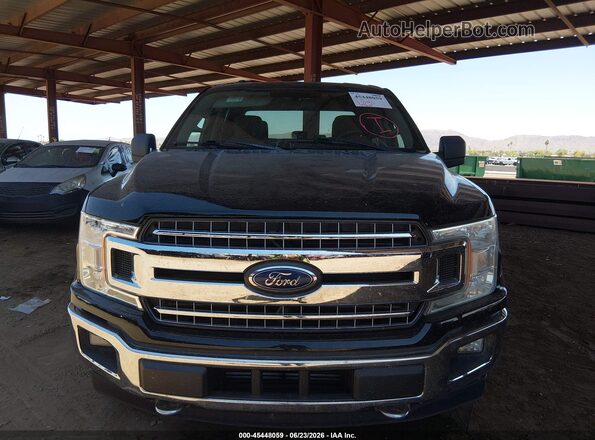 1FTEW1EP4JFB06739 2018 FORD F150 Black Widok z przodu