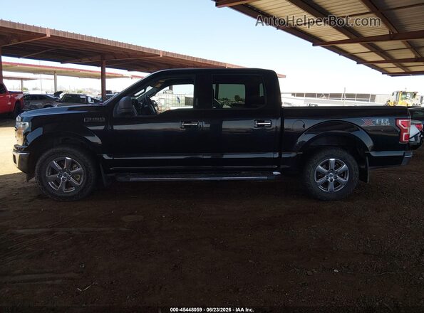 1FTEW1EP4JFB06739 2018 FORD F150 Black Widok wnętrza 360 stopni