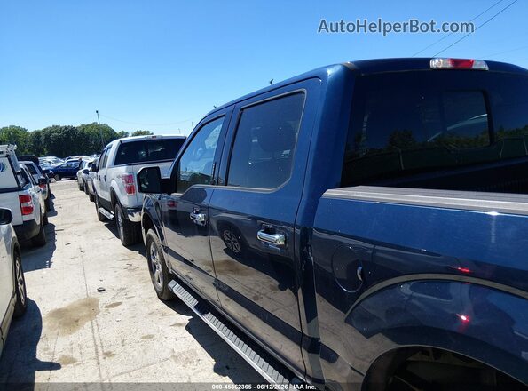 1FTEW1EP4JFB41247 2018 FORD F150 Синий Панорамный вид салона 360°