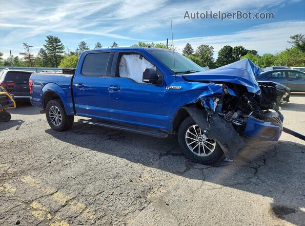 1FTEW1EP4JFC22121 2018 FORD F150 Blue 