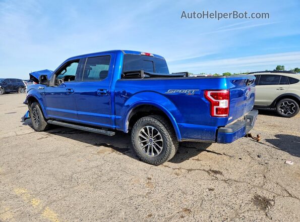 1FTEW1EP4JFC22121 2018 FORD F150 Blue 
