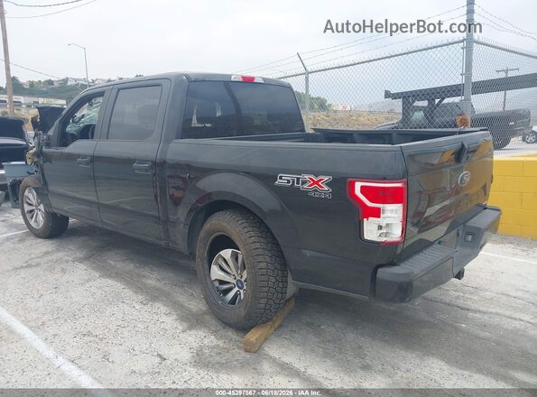 1FTEW1EP4JKD36076 2018 FORD F150 Gray Tył lewy