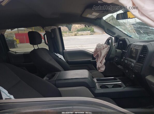 1FTEW1EP4JKD36076 2018 FORD F150 Gray Widok wnętrza z przodu