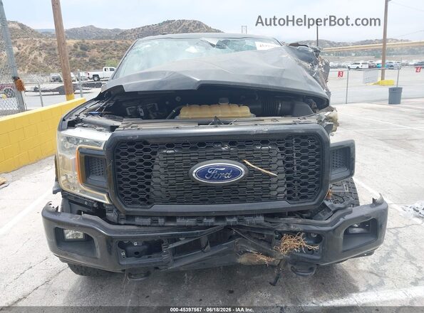 1FTEW1EP4JKD36076 2018 FORD F150 Gray Widok wnętrza z tyłu