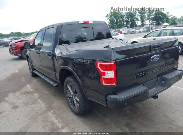 1FTEW1EP4KFC00234 2019 FORD F150 Black Հետևի ձախ