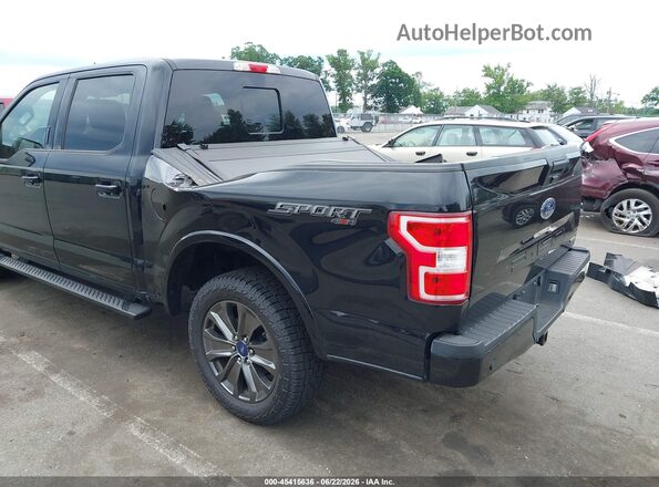1FTEW1EP4KFC00234 2019 FORD F150 Black Դիմացի տեսք