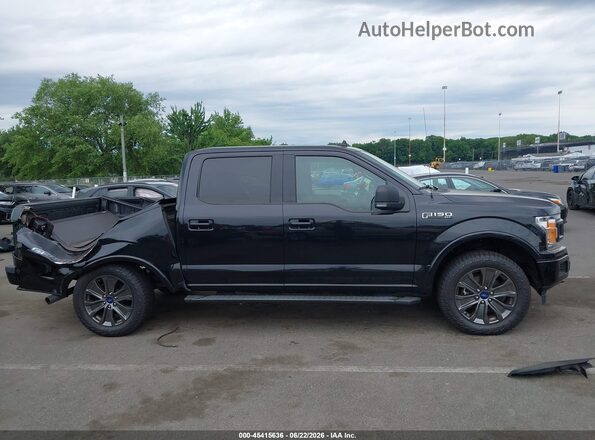 1FTEW1EP4KFC00234 2019 FORD F150 Black Սալոնի հետևի տեսք