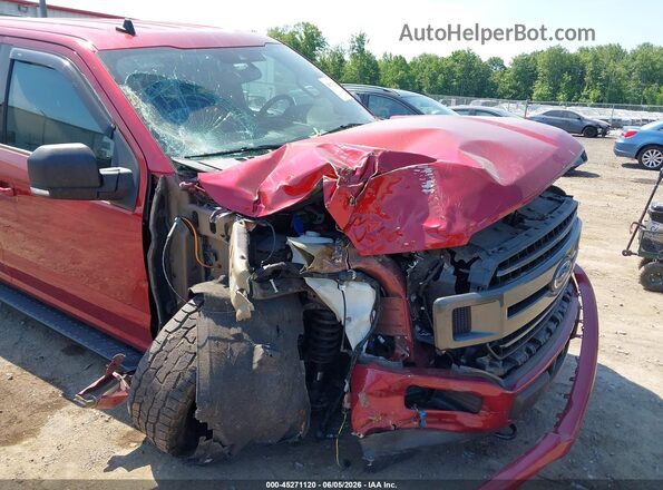 1FTEW1EP4KFC75418 2019 FORD F150 Красный Вид спереди