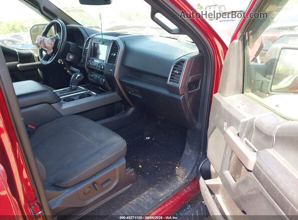 1FTEW1EP4KFC75418 2019 FORD F150 Красный Вид салона спереди