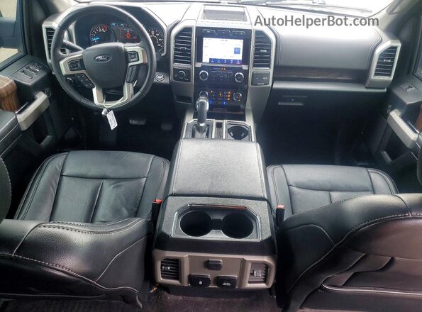 1FTEW1EP4LFA05493 2020 FORD F150 Серый Вид панели приборов
