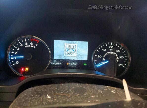 1FTEW1EP4LFB58830 2020 FORD F150 Black Вид щитка приладів