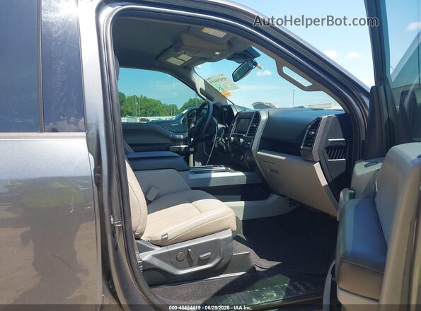 1FTEW1EP4LFB97367 2020 FORD F-150 SUPERCREW Gray Front interior view