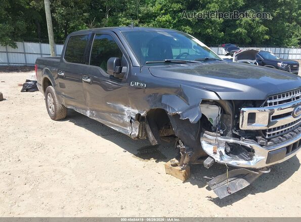 1FTEW1EP4LFB97367 2020 FORD F-150 SUPERCREW Gray Front view