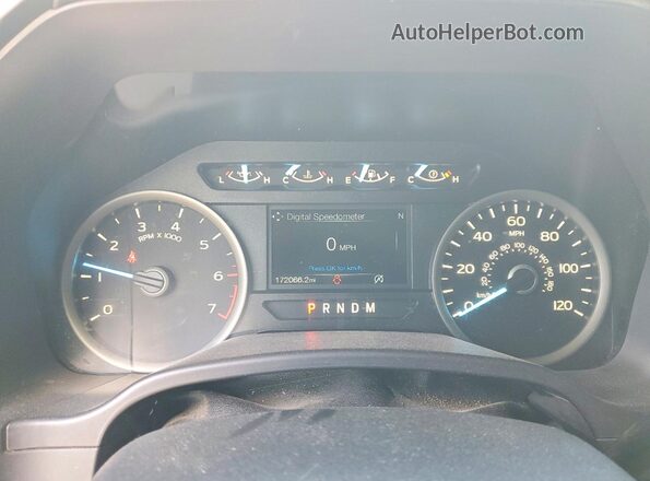1FTEW1EP4LKD42947 2020 FORD F150 Белый Вид щитка приборов
