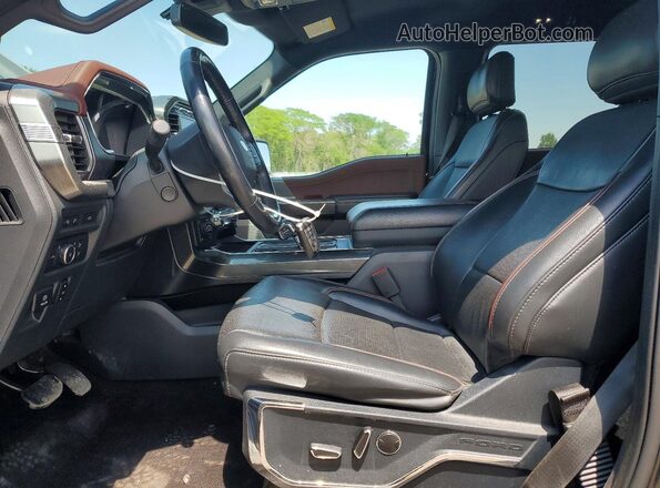 1FTEW1EP4MFB58926 2021 FORD F150 Black Vista interior delantera