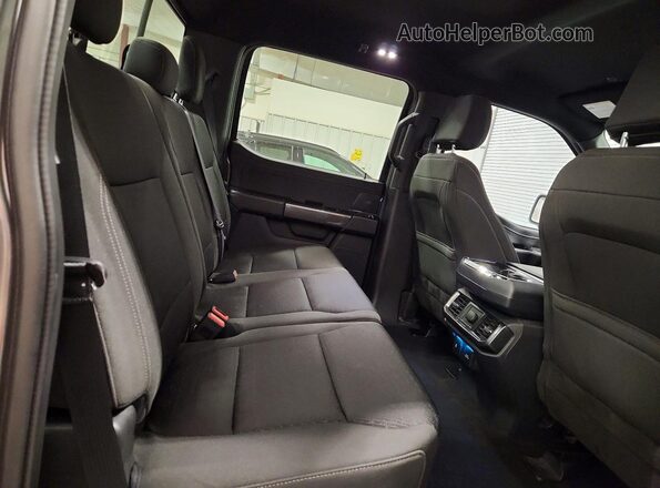 1FTEW1EP4PKE00657 2023 FORD F150 Gray Հետևի նստատեղերի տեսք