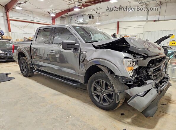 1FTEW1EP4PKE00657 2023 FORD F150 Gray Առջևի աջ