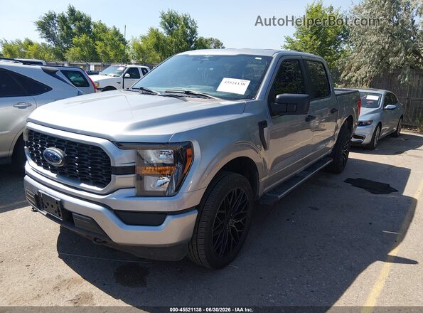 1FTEW1EP4PKF67424 2023 FORD F150 Gray Передня ліва чверть