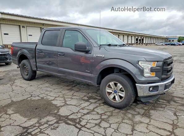 1FTEW1EP5GFA84324 2016 FORD F150 Gray Front right