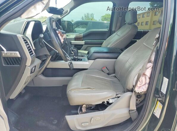 1FTEW1EP5GFB64917 2016 FORD F150 Green Front interior view