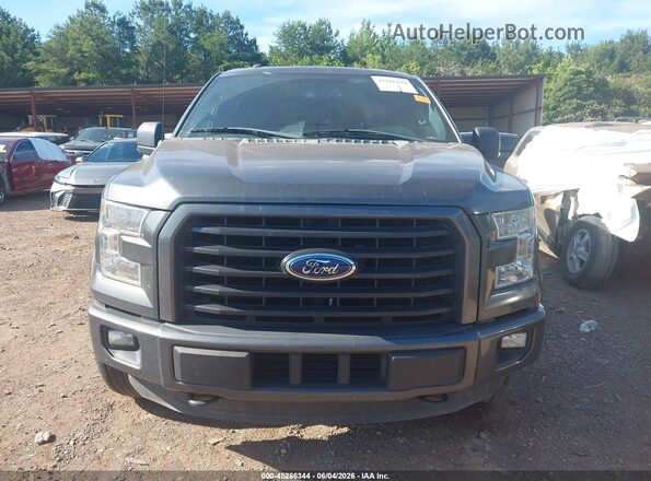 1FTEW1EP5GFC26610 2016 FORD F150 Gray Rear interior view
