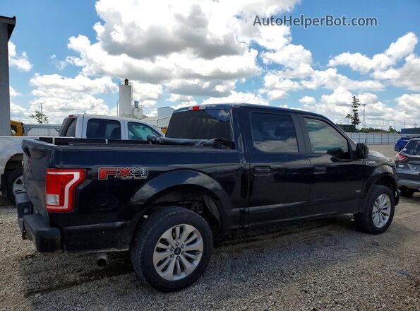 1FTEW1EP5GFC44699 2016 FORD F150 Black Հետևի աջ