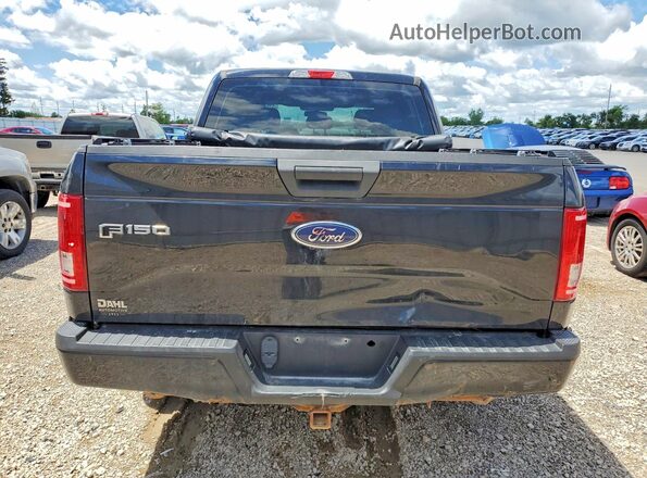1FTEW1EP5GFC44699 2016 FORD F150 Black Հետևի տեսք