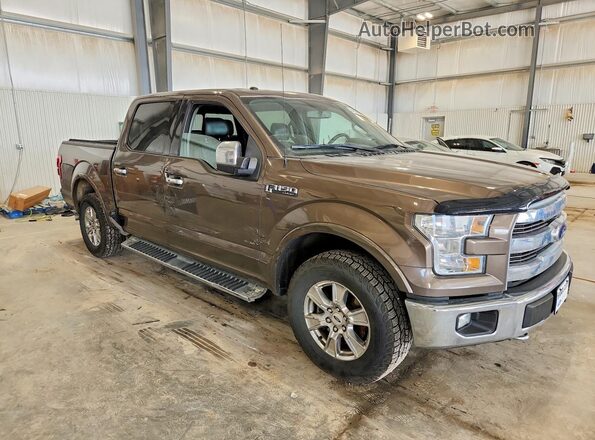 1FTEW1EP5GKD56586 2016 FORD F150 Brown 