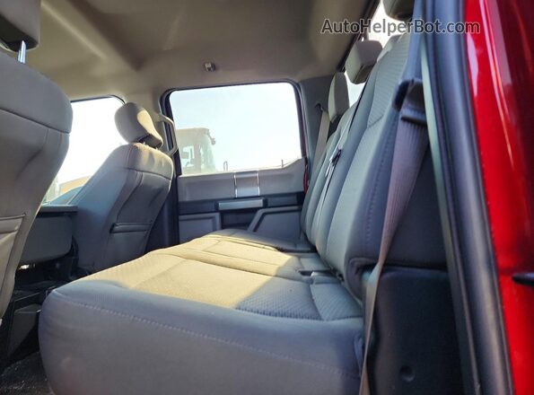 1FTEW1EP5HFC02020 2017 FORD F150 Бордовый Вид задних сидений
