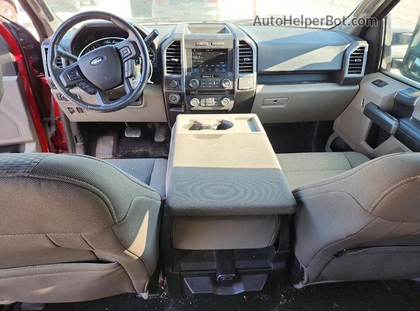 1FTEW1EP5HFC02020 2017 FORD F150 Бордовый Вид панели приборов