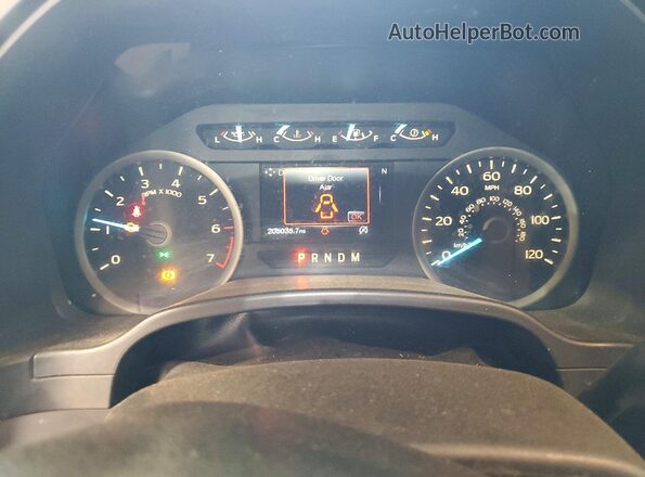 1FTEW1EP5JFA03426 2018 FORD F150 Black Widok zestawu wskaźników
