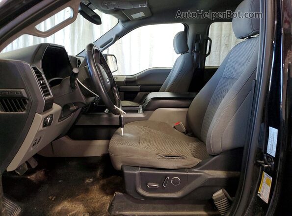 1FTEW1EP5JFA03426 2018 FORD F150 Black Widok wnętrza z przodu