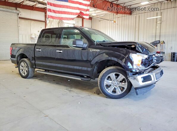 1FTEW1EP5JFA03426 2018 FORD F150 Black Przód prawy