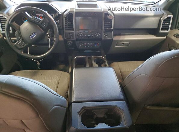 1FTEW1EP5JFA03426 2018 FORD F150 Black Widok deski rozdzielczej