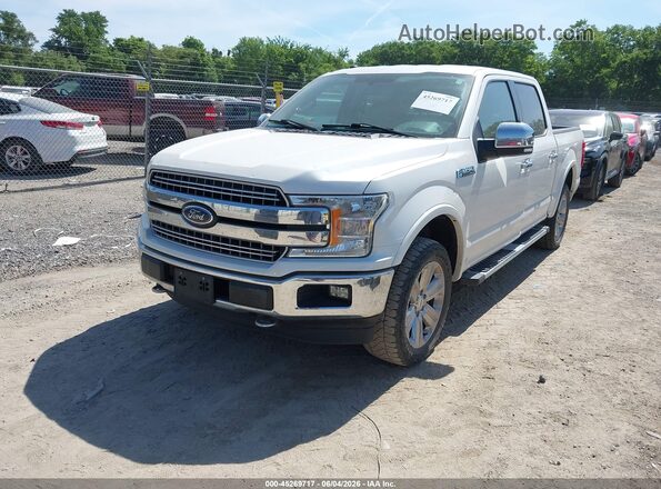 1FTEW1EP5JFA90471 2018 FORD F150 White წინა მარცხენა ხედი სამი მეოთხედიდან
