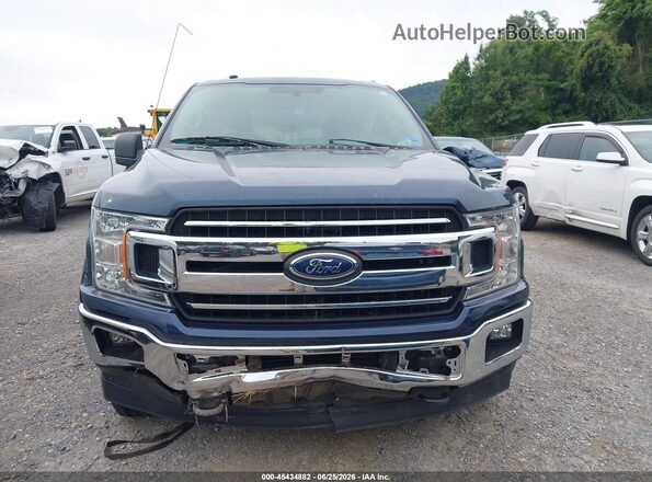 1FTEW1EP5JFB02960 2018 FORD F150 Blue უკანა სალონის ხედი