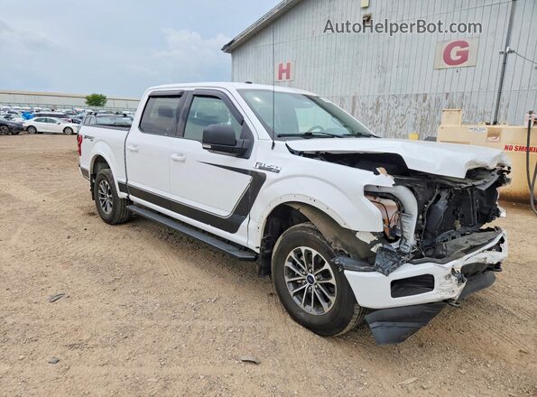 1FTEW1EP5JFC42376 2018 FORD F150 White წინა მარჯვენა