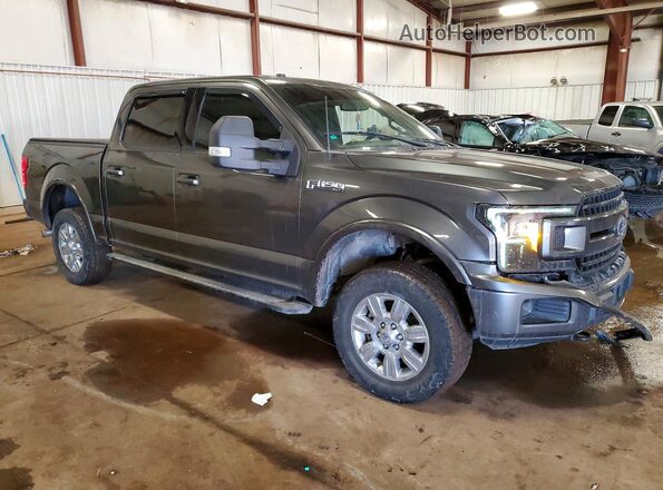 1FTEW1EP5JFD95372 2018 FORD F150 Gray 