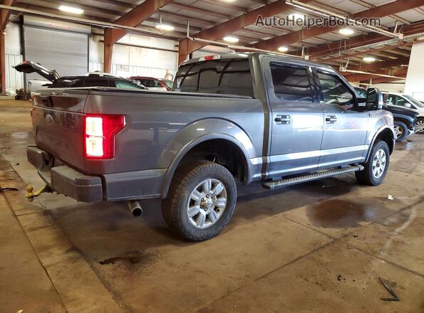 1FTEW1EP5JFD95372 2018 FORD F150 Gray 