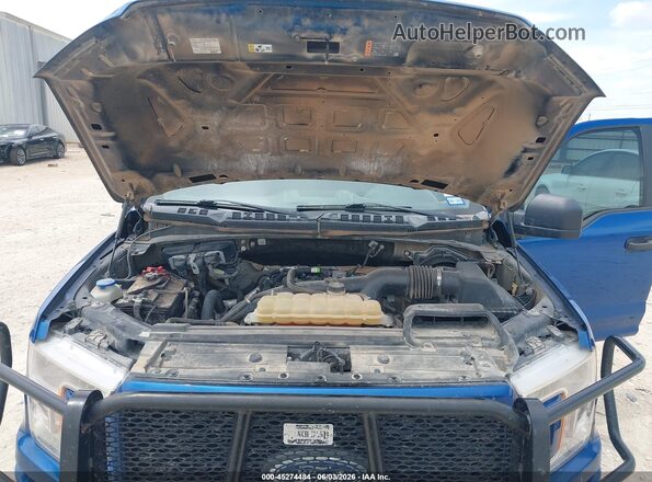 1FTEW1EP5JKF13878 2018 FORD F150 Blue Вид ззаду