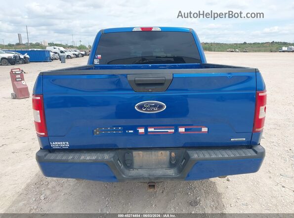 1FTEW1EP5JKF13878 2018 FORD F150 Blue 
